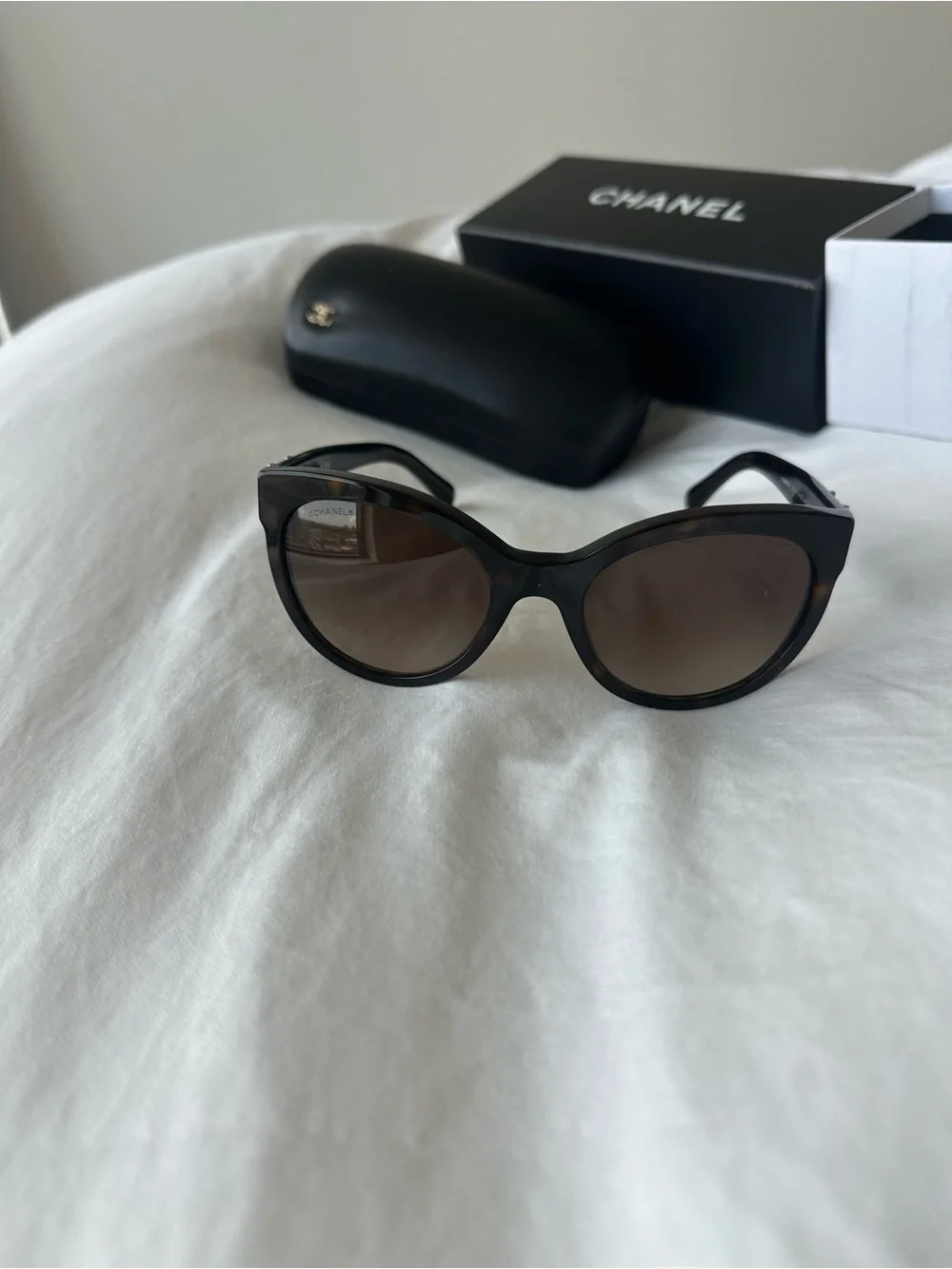 CHANEL 5315 PANTOS TORTOISESHELL CAT EYE SUNGLASSES